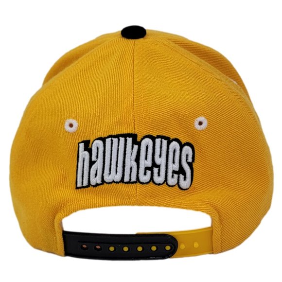 Iowa Hawkeyes Snapback Ball Cap Football Baseball Hat Big Logo Wool Blend Zephyr - Picture 4 of 7